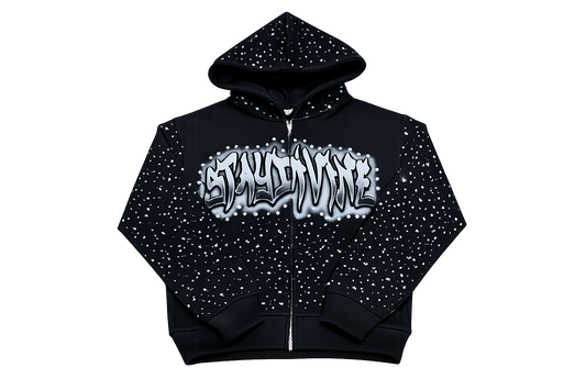 Statement Rhinestone Hoodie